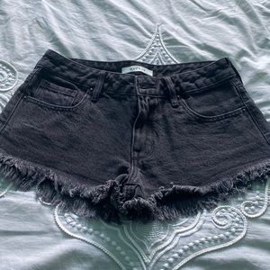 Pacsun Black Low Rise Jean Shorts